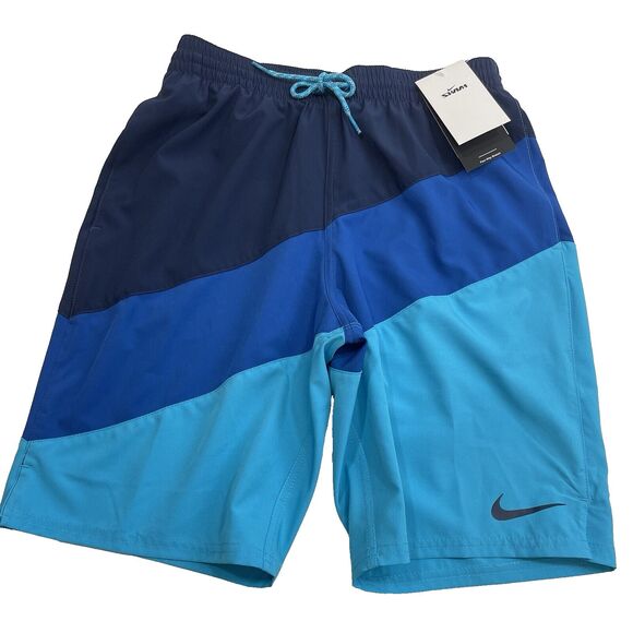 Nike Swim NESSD470-480 Board Shorts Mens Small Multicolor 9in Contend Swim Trunk - Picture 1 of 9